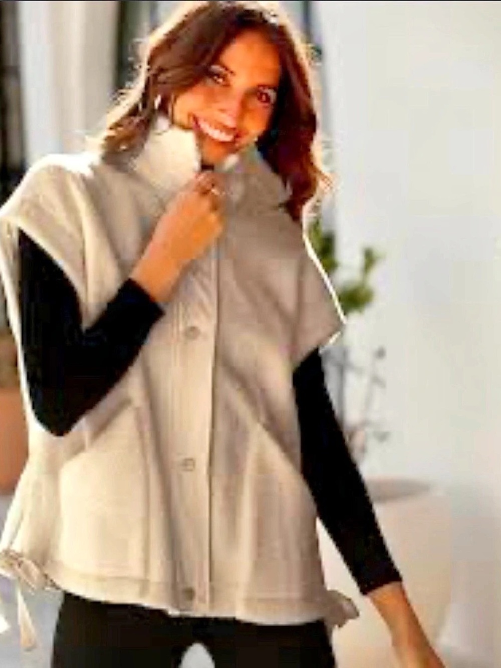 FP Movement Scout It Out Fleece Vest White Large